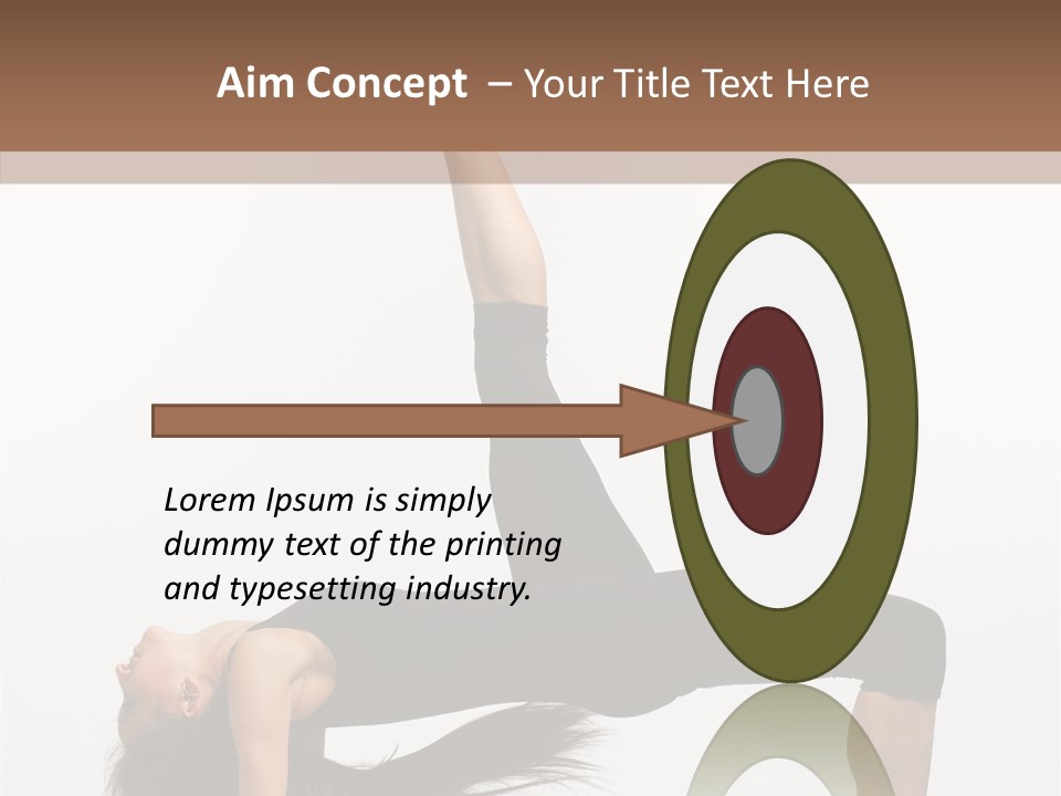 Performance Leotard Balance PowerPoint Template