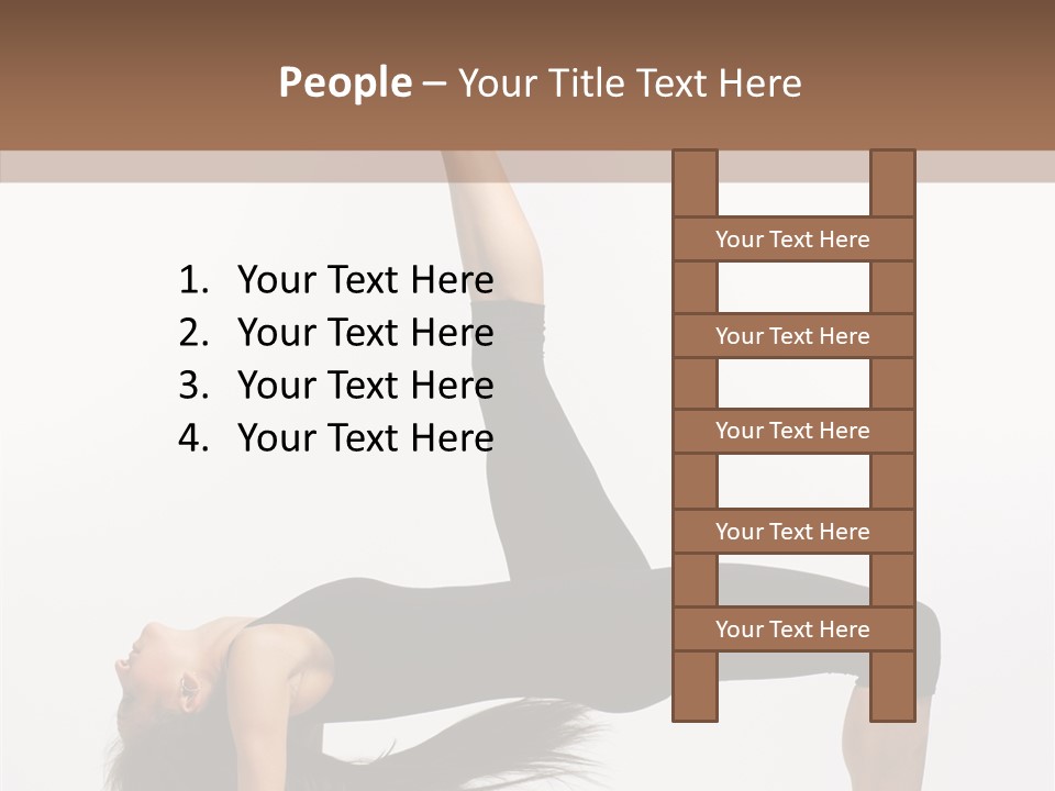 Performance Leotard Balance PowerPoint Template