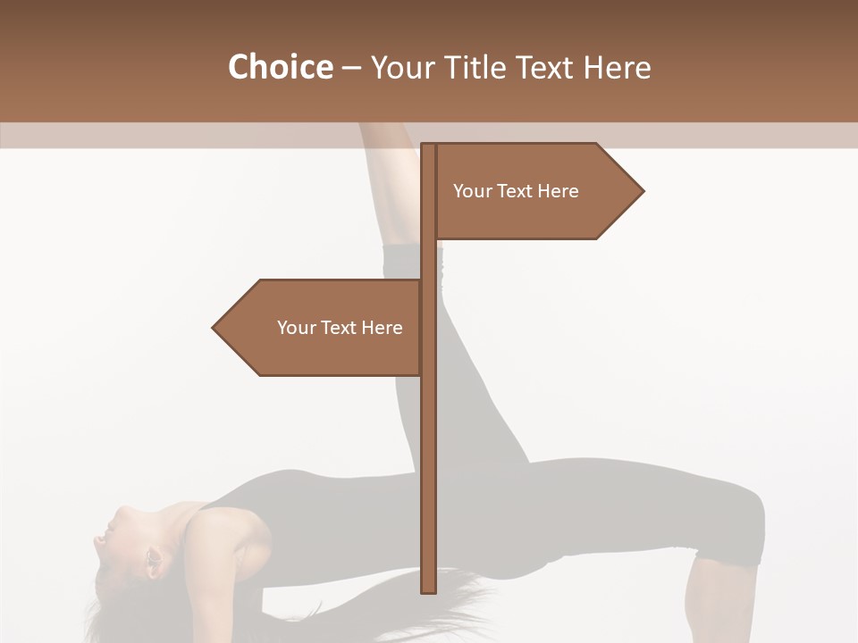 Performance Leotard Balance PowerPoint Template