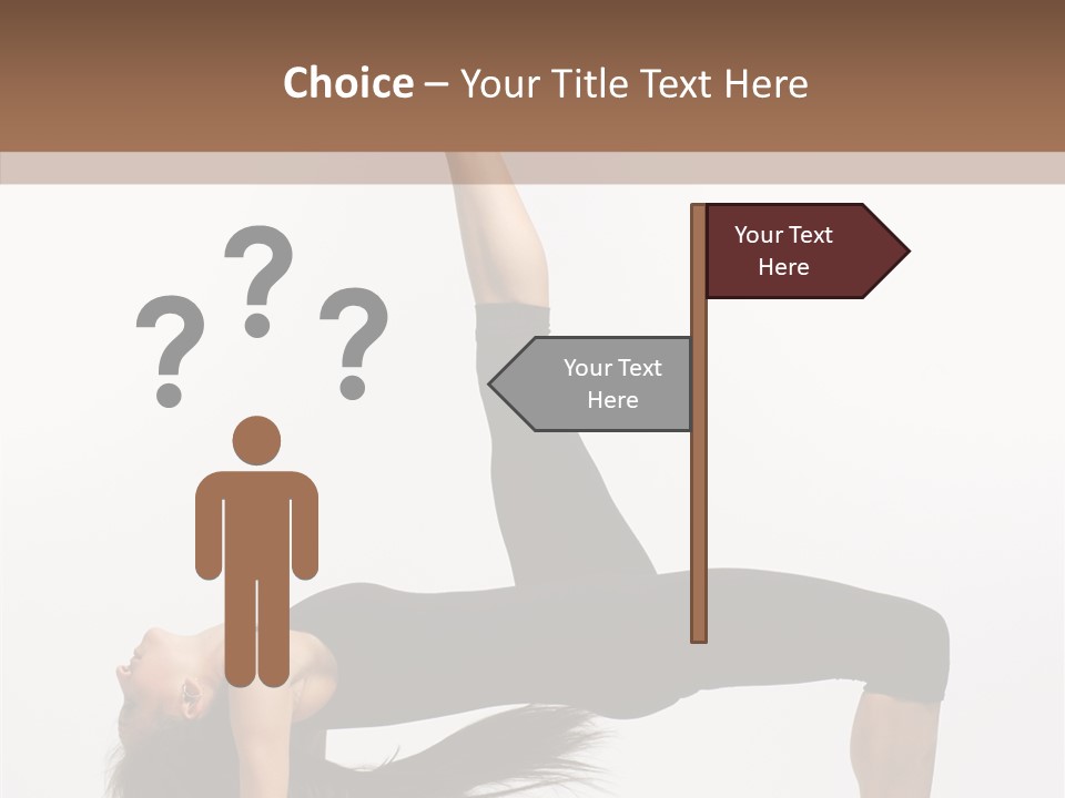 Performance Leotard Balance PowerPoint Template