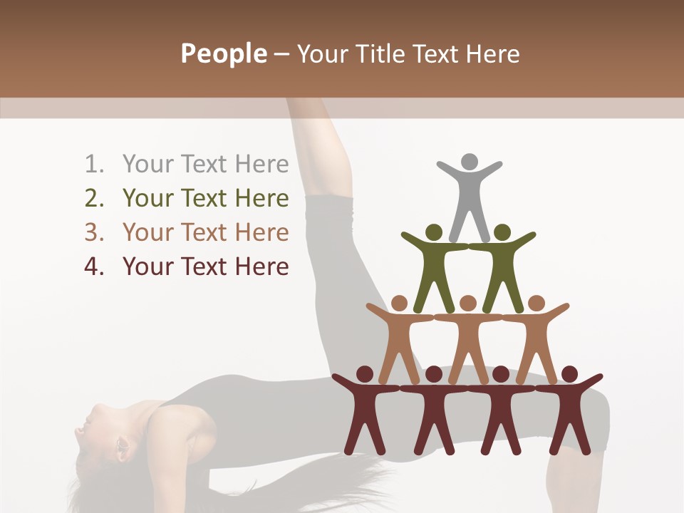 Performance Leotard Balance PowerPoint Template