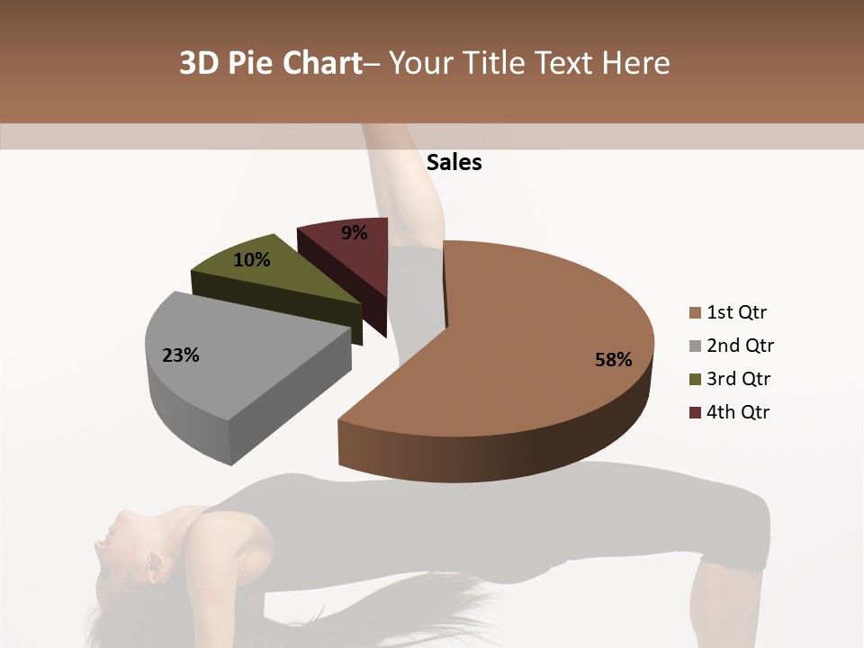 Performance Leotard Balance PowerPoint Template