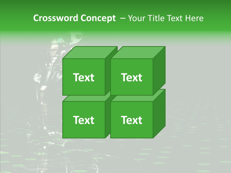 Silver Being Shine PowerPoint Template