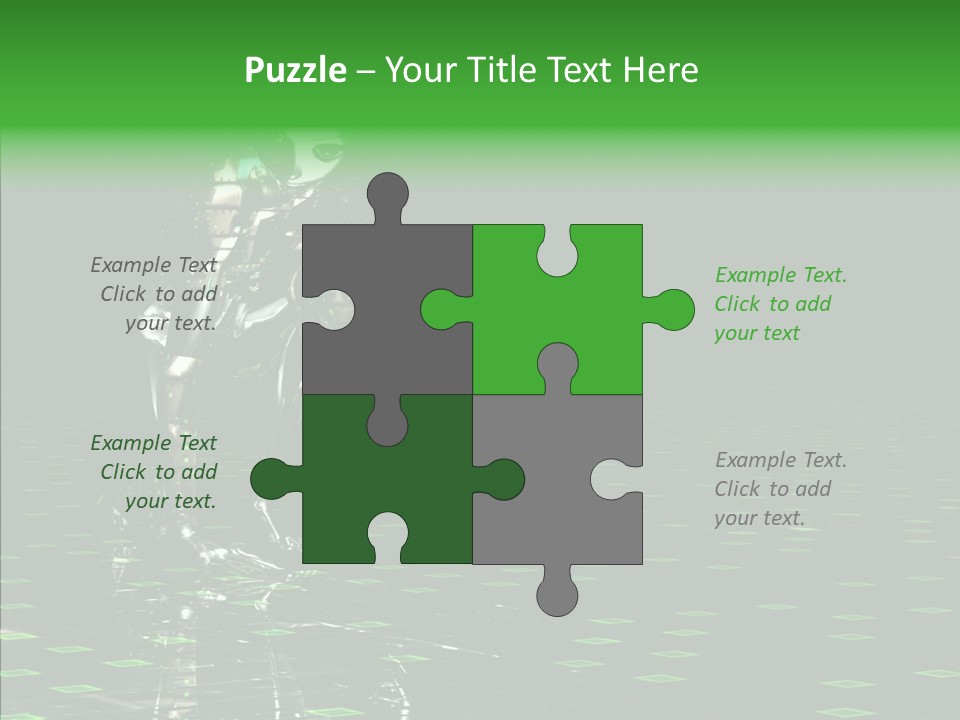 Silver Being Shine PowerPoint Template