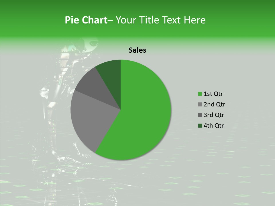 Silver Being Shine PowerPoint Template