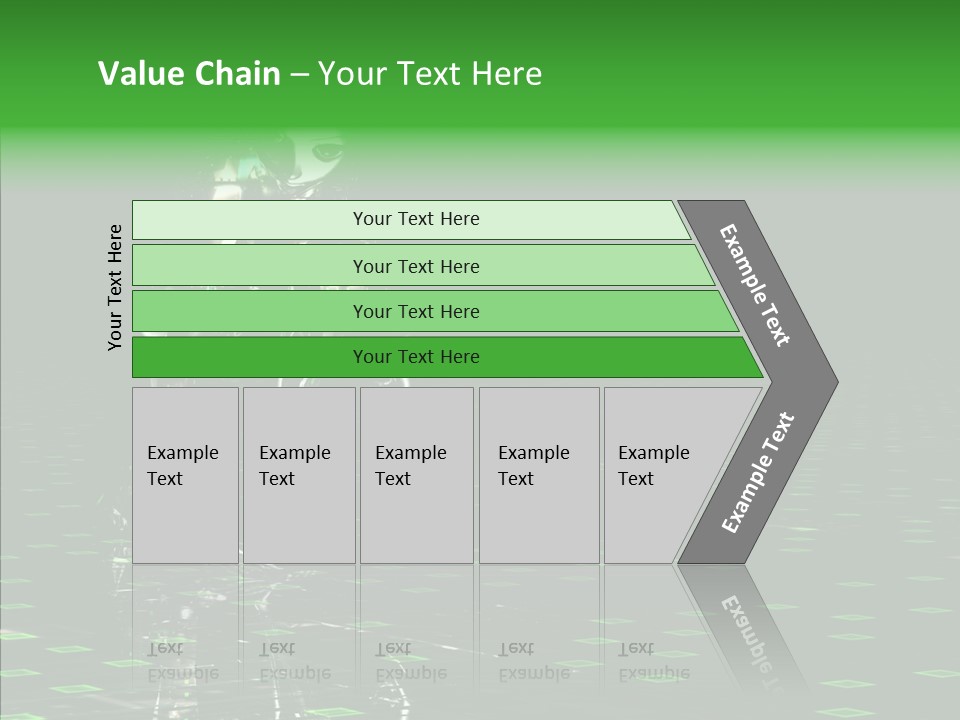 Silver Being Shine PowerPoint Template