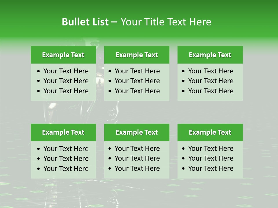 Silver Being Shine PowerPoint Template