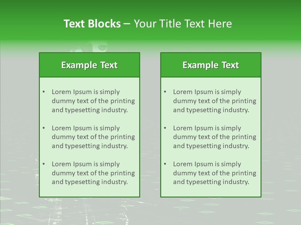 Silver Being Shine PowerPoint Template
