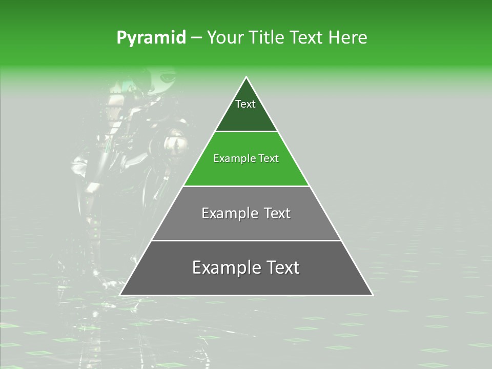 Silver Being Shine PowerPoint Template