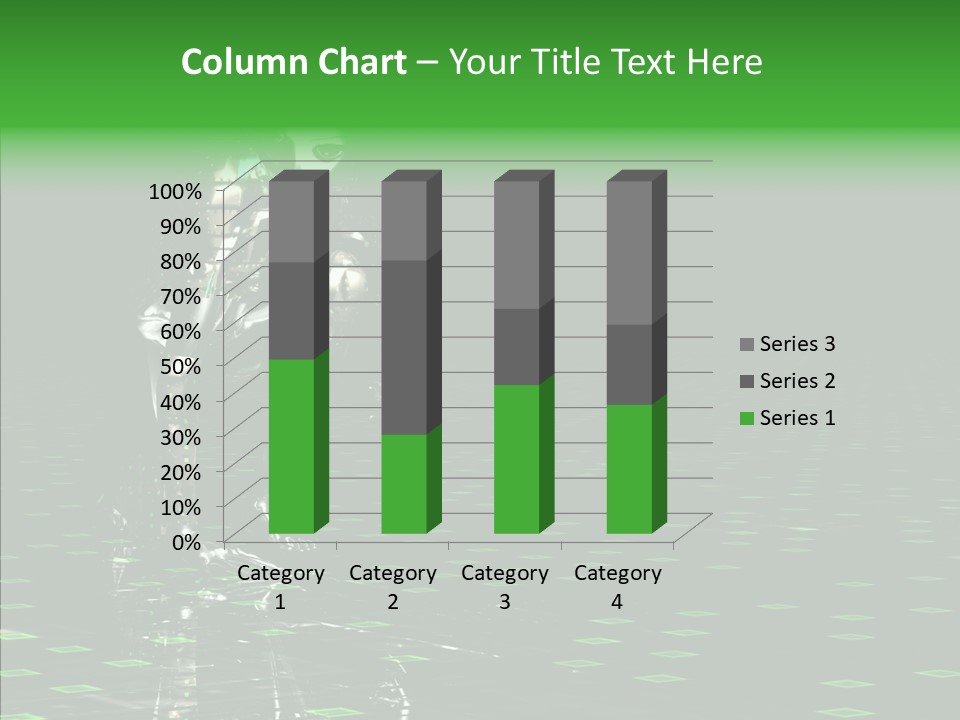 Silver Being Shine PowerPoint Template
