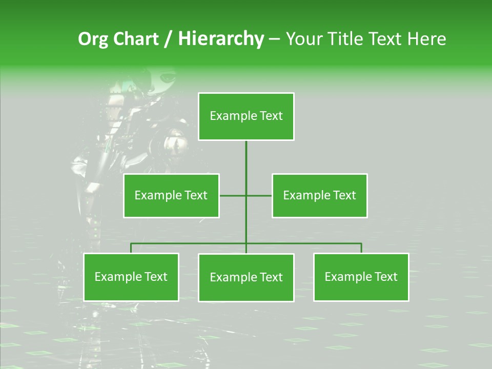 Silver Being Shine PowerPoint Template