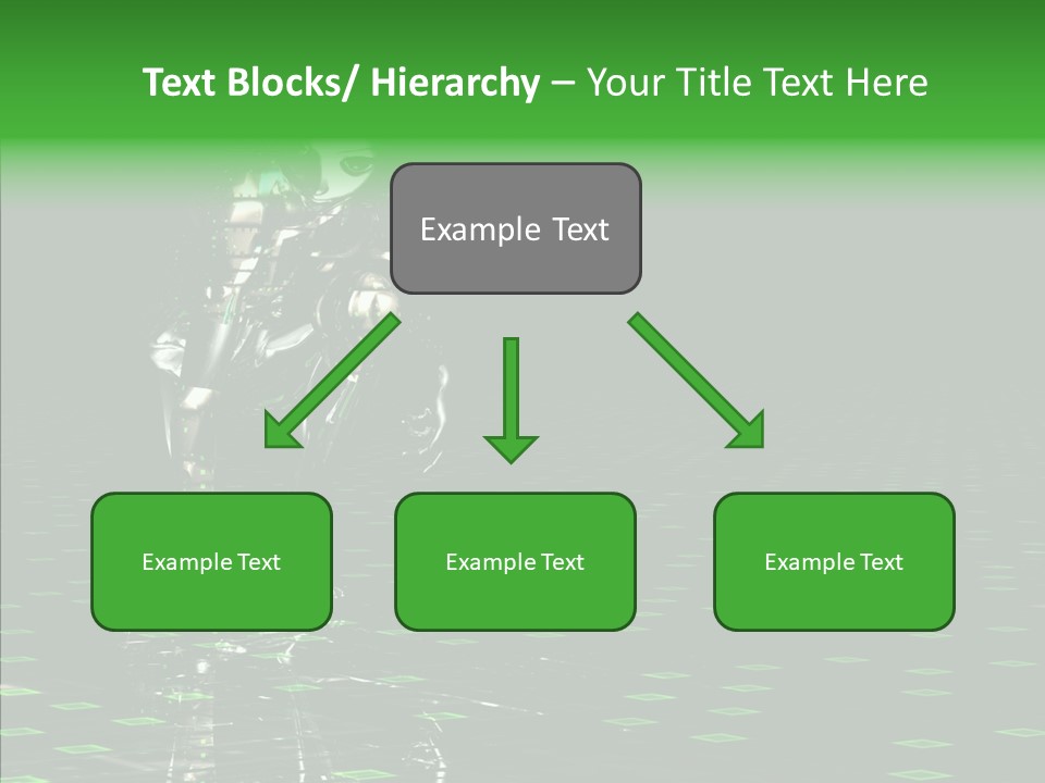 Silver Being Shine PowerPoint Template