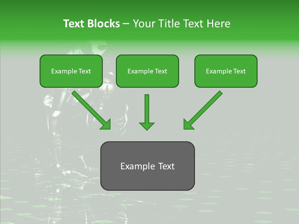 Silver Being Shine PowerPoint Template