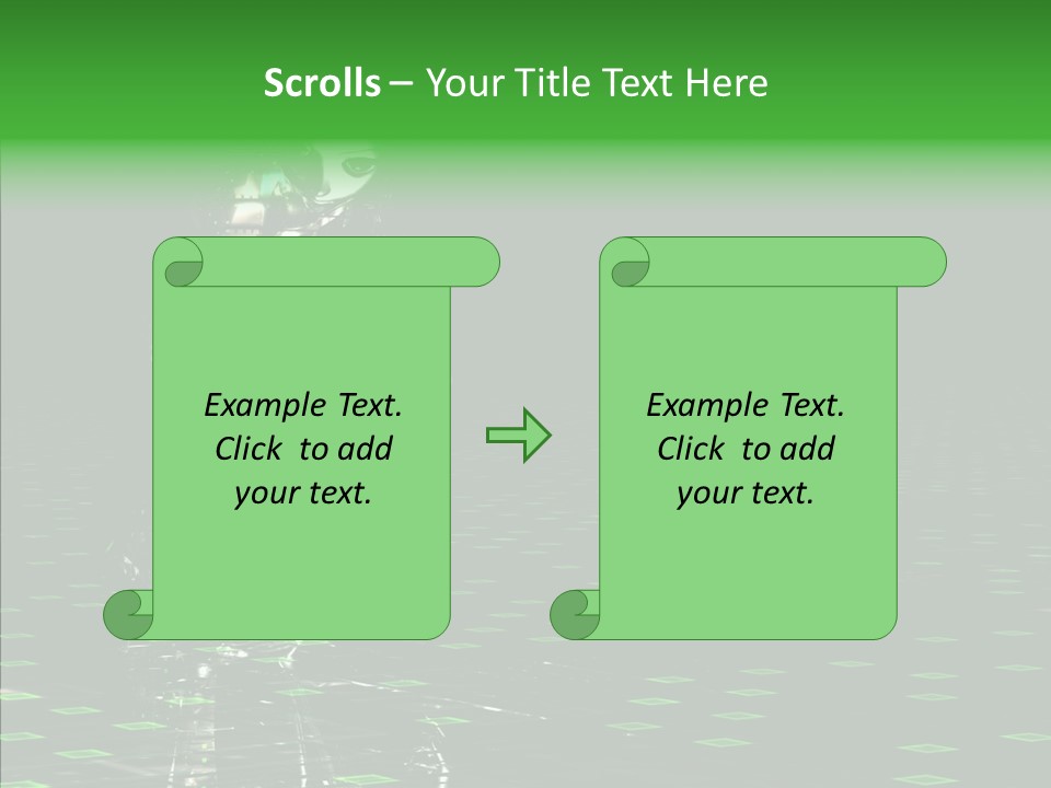 Silver Being Shine PowerPoint Template