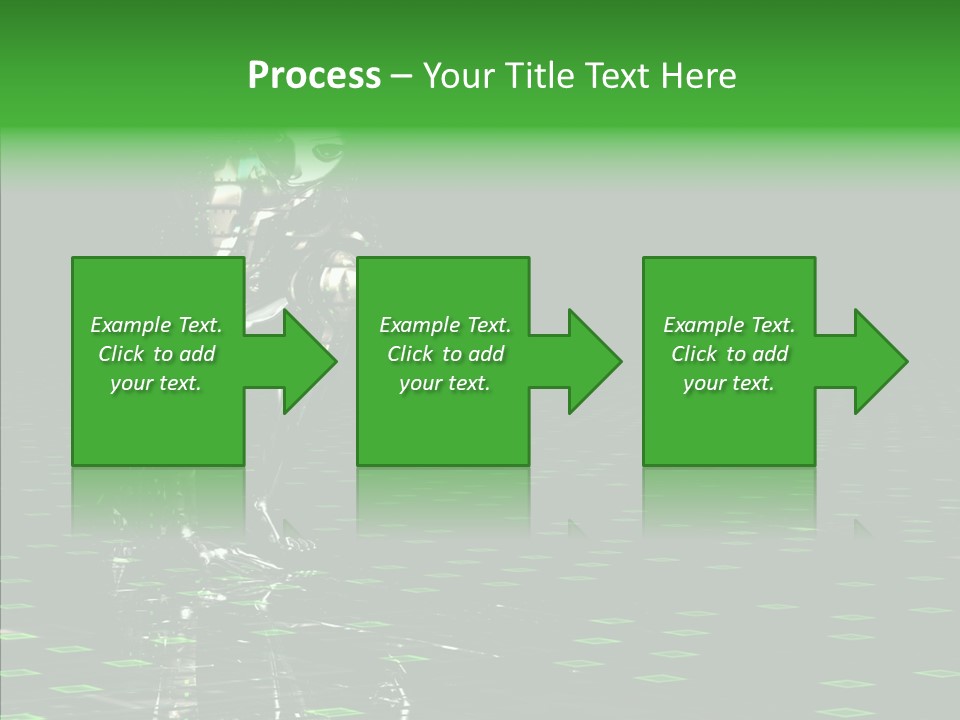 Silver Being Shine PowerPoint Template