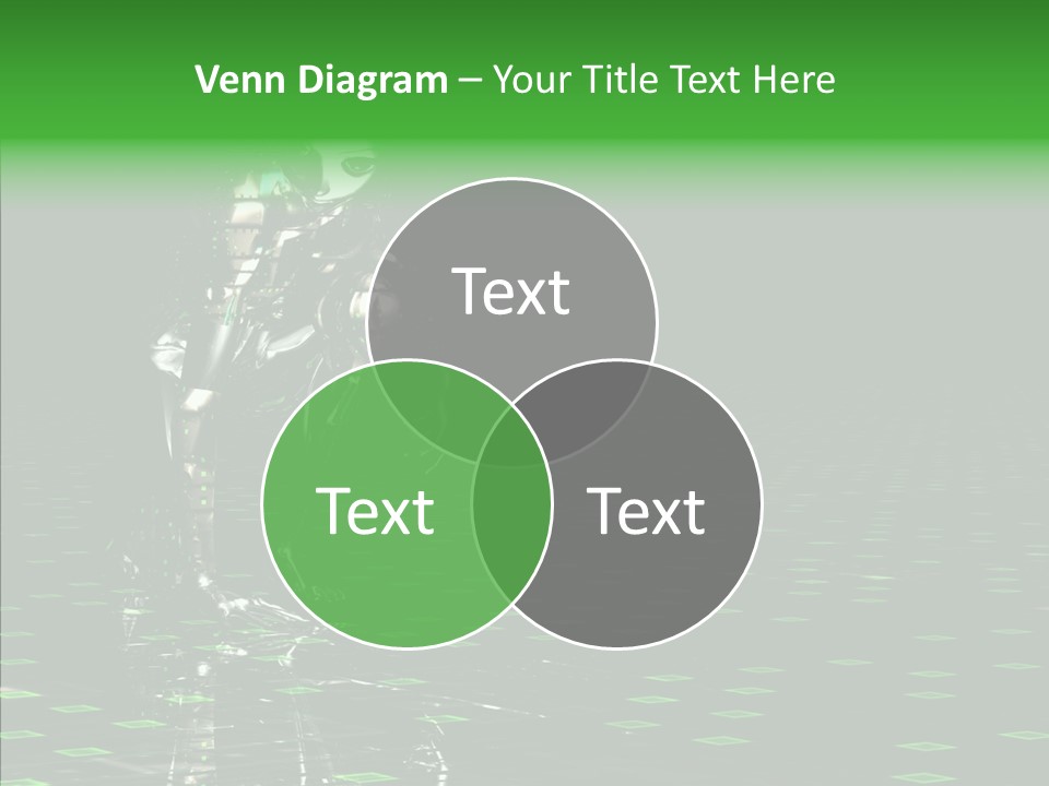 Silver Being Shine PowerPoint Template