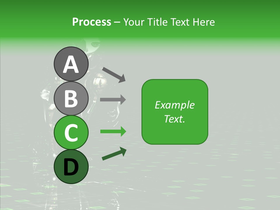 Silver Being Shine PowerPoint Template