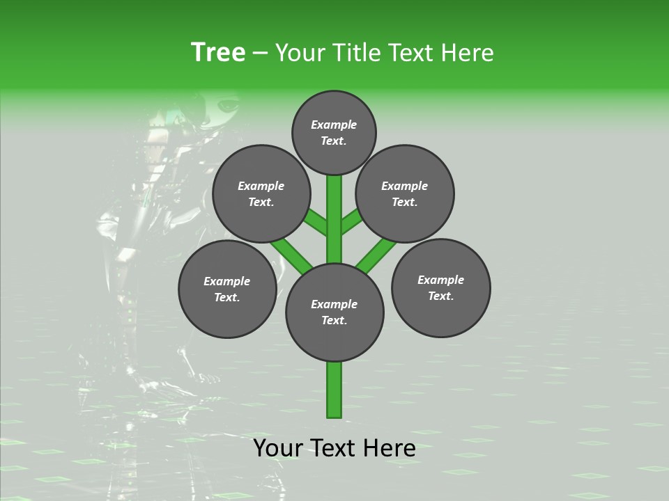 Silver Being Shine PowerPoint Template