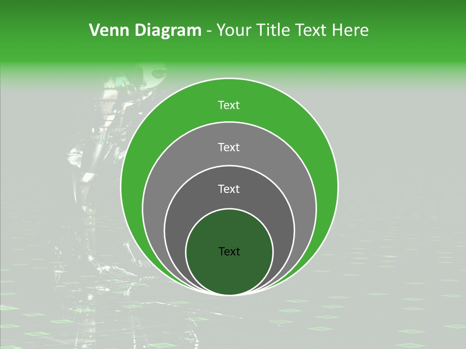 Silver Being Shine PowerPoint Template