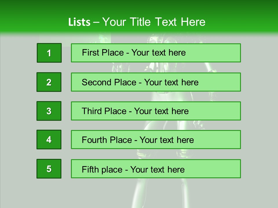 Technology Bot Android PowerPoint Template