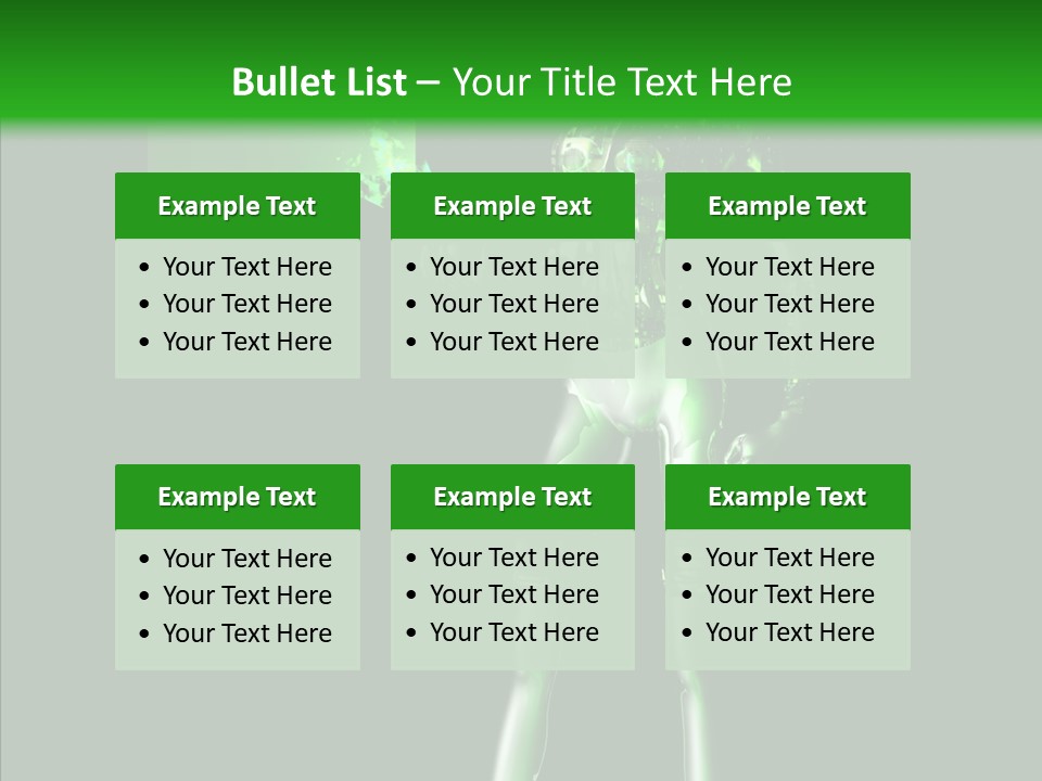 Technology Bot Android PowerPoint Template