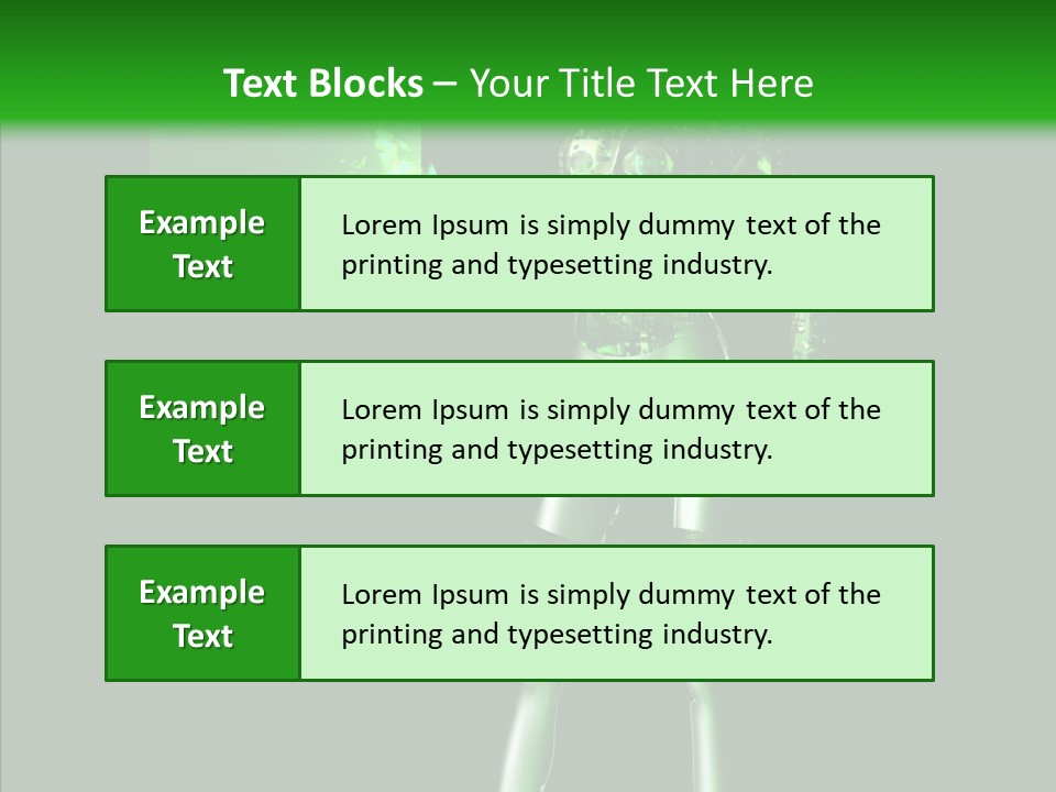 Technology Bot Android PowerPoint Template