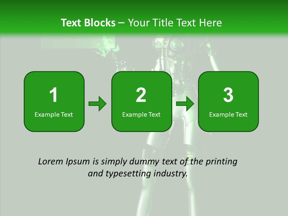 Technology Bot Android PowerPoint Template