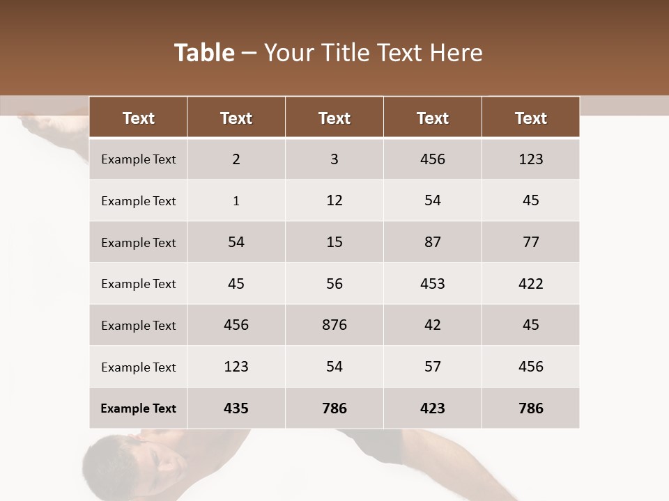 Hop Exercise Fashion PowerPoint Template