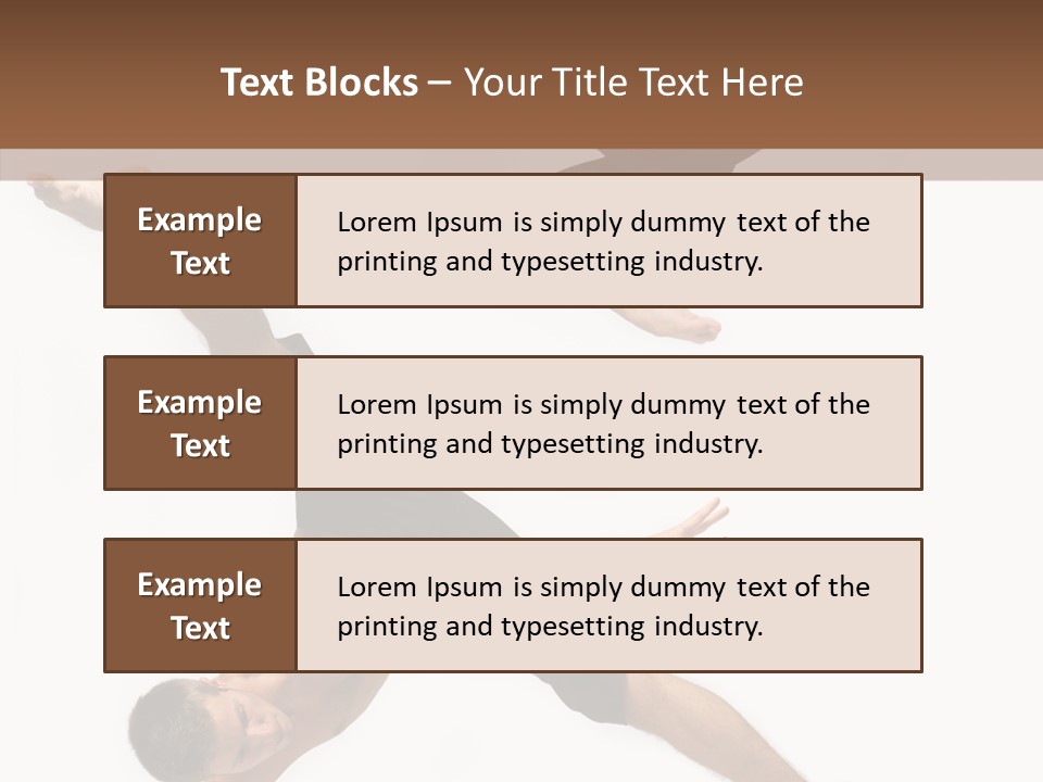 Hop Exercise Fashion PowerPoint Template