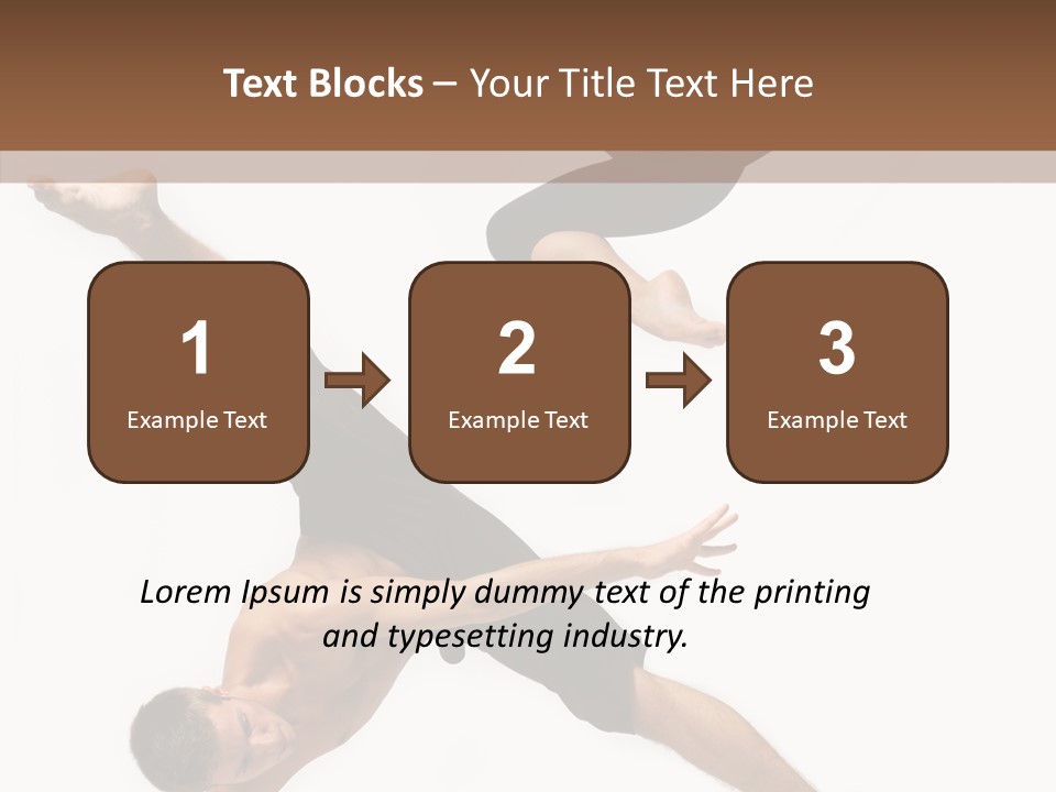 Hop Exercise Fashion PowerPoint Template