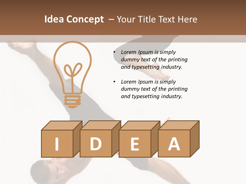 Hop Exercise Fashion PowerPoint Template