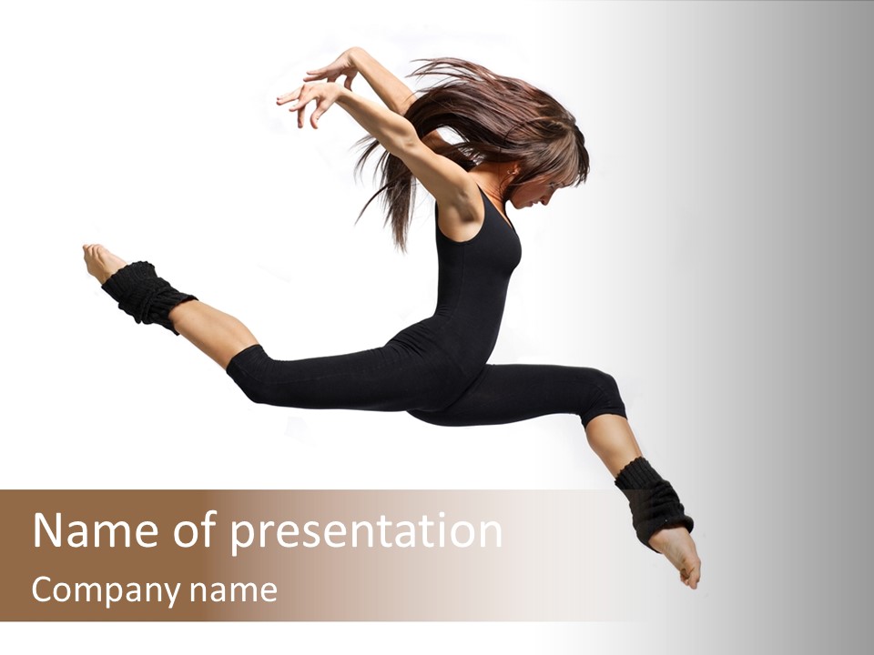 Young Performance Elegance PowerPoint Template