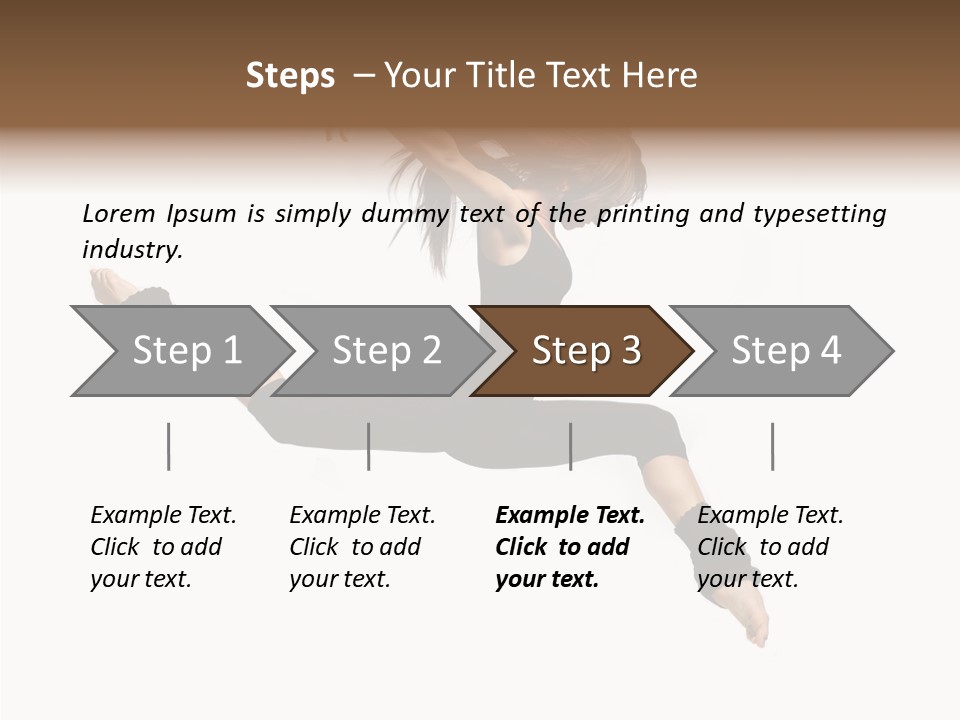 Young Performance Elegance PowerPoint Template