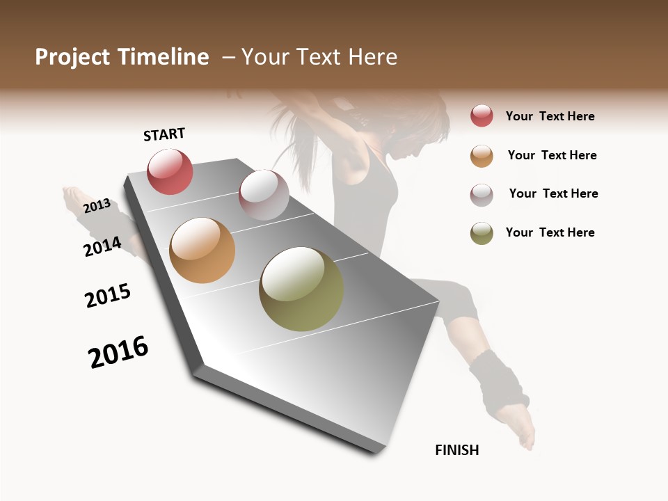 Young Performance Elegance PowerPoint Template