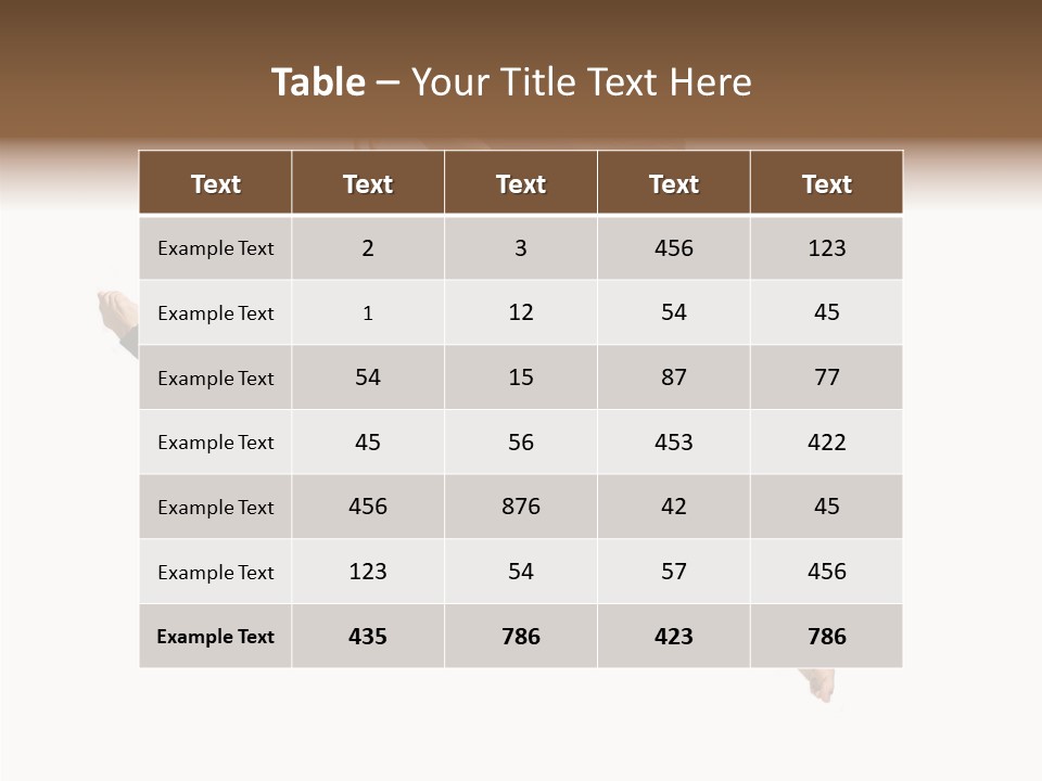 Young Performance Elegance PowerPoint Template