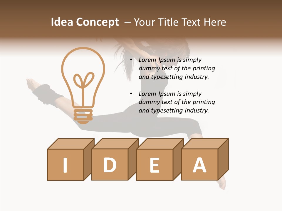 Young Performance Elegance PowerPoint Template