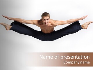 Leap Exercise Style PowerPoint Template