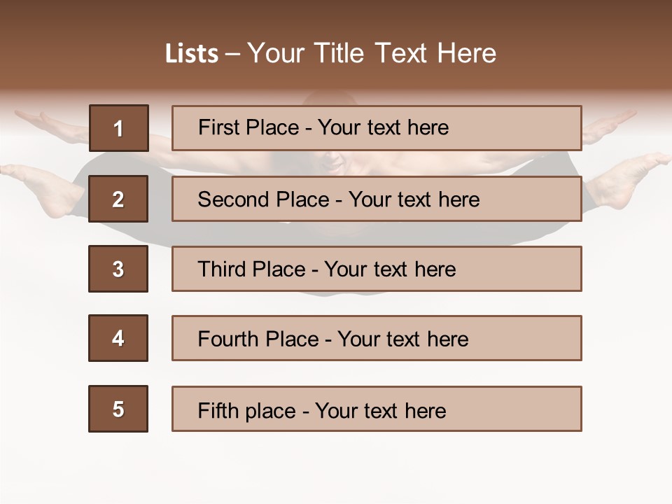 Leap Exercise Style PowerPoint Template