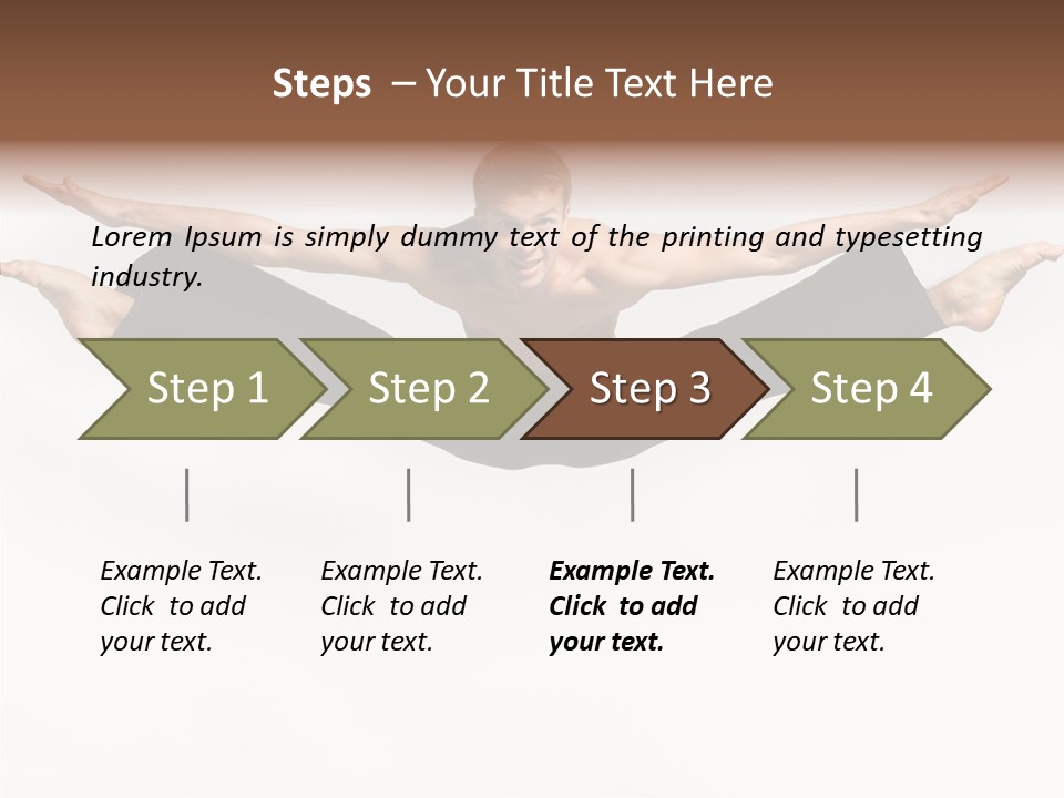 Leap Exercise Style PowerPoint Template