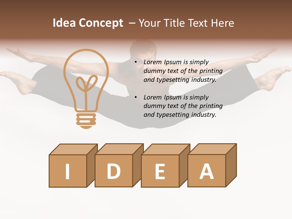 Leap Exercise Style PowerPoint Template