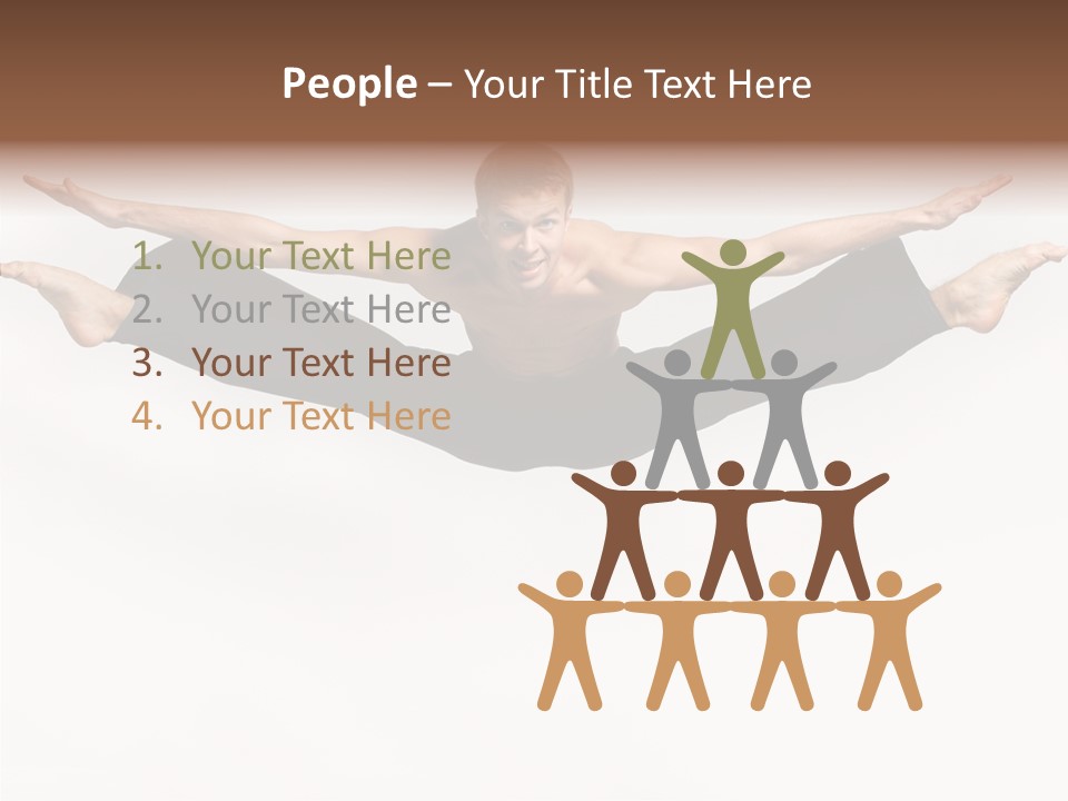 Leap Exercise Style PowerPoint Template