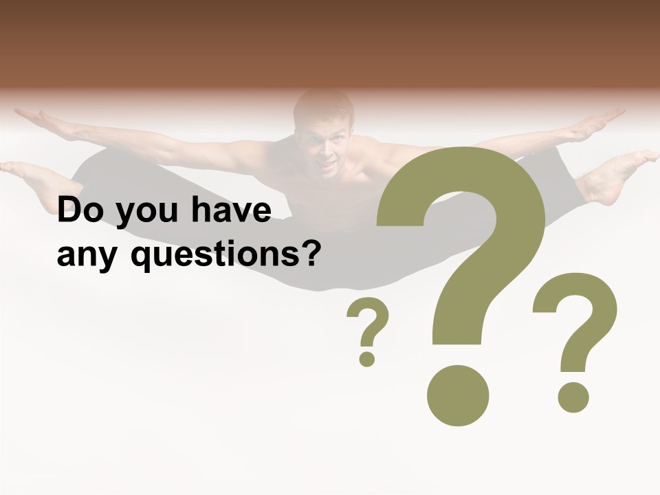 Leap Exercise Style PowerPoint Template