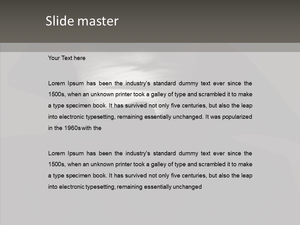 Communication Toon Writing PowerPoint Template