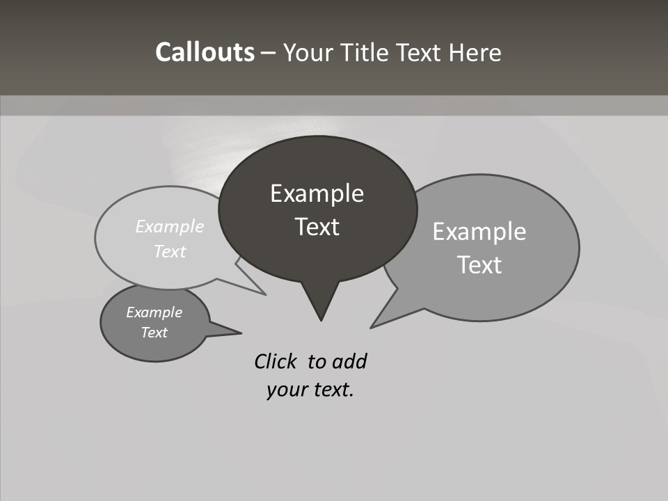 Communication Toon Writing PowerPoint Template