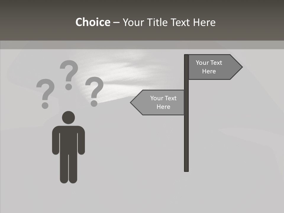 Communication Toon Writing PowerPoint Template