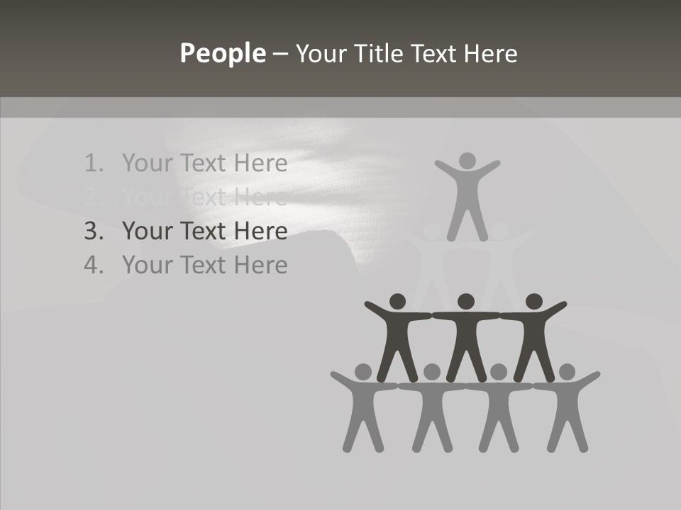 Communication Toon Writing PowerPoint Template