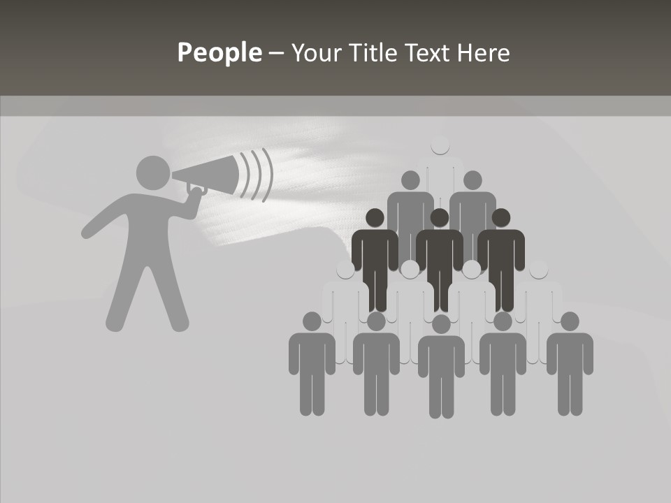 Communication Toon Writing PowerPoint Template