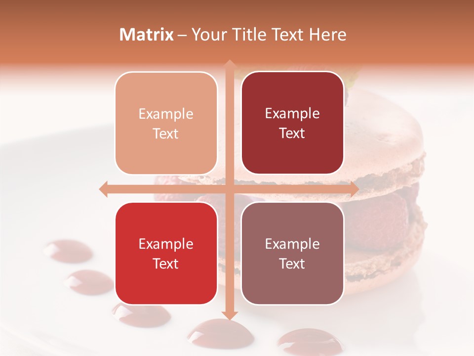 Cake Dessert Background PowerPoint Template