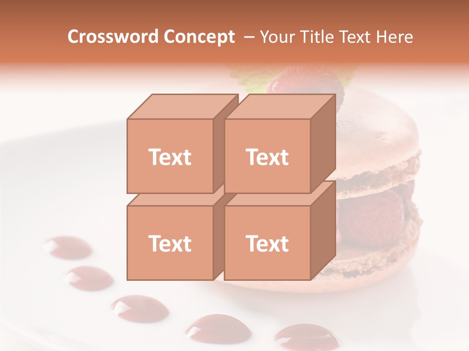 Cake Dessert Background PowerPoint Template