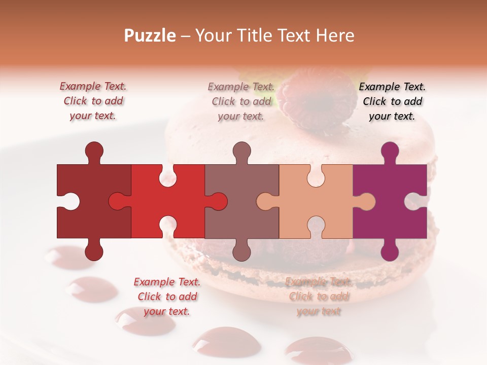 Cake Dessert Background PowerPoint Template